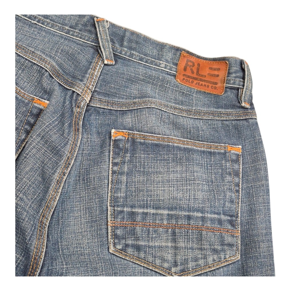 VTG Polo Jeans‎ Co Hayden Relaxed Fit Straight Leg Zip Fly Jeans Men's 32x31